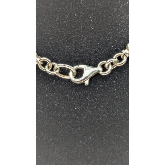 Sterling Silver Necklace Designer Matsu All Gravelle Necklace - Picture 8 of 16